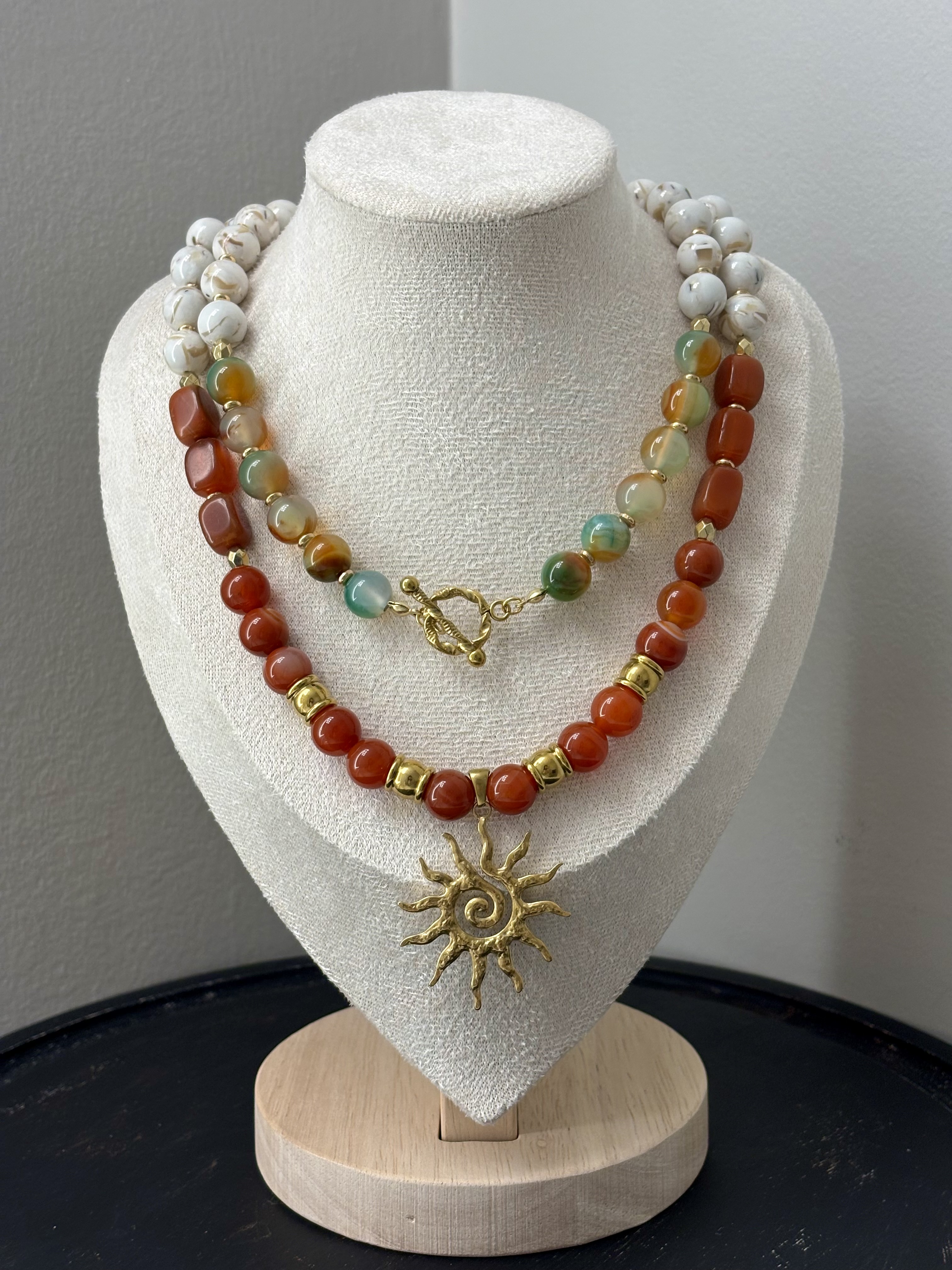 Red & Green Agate