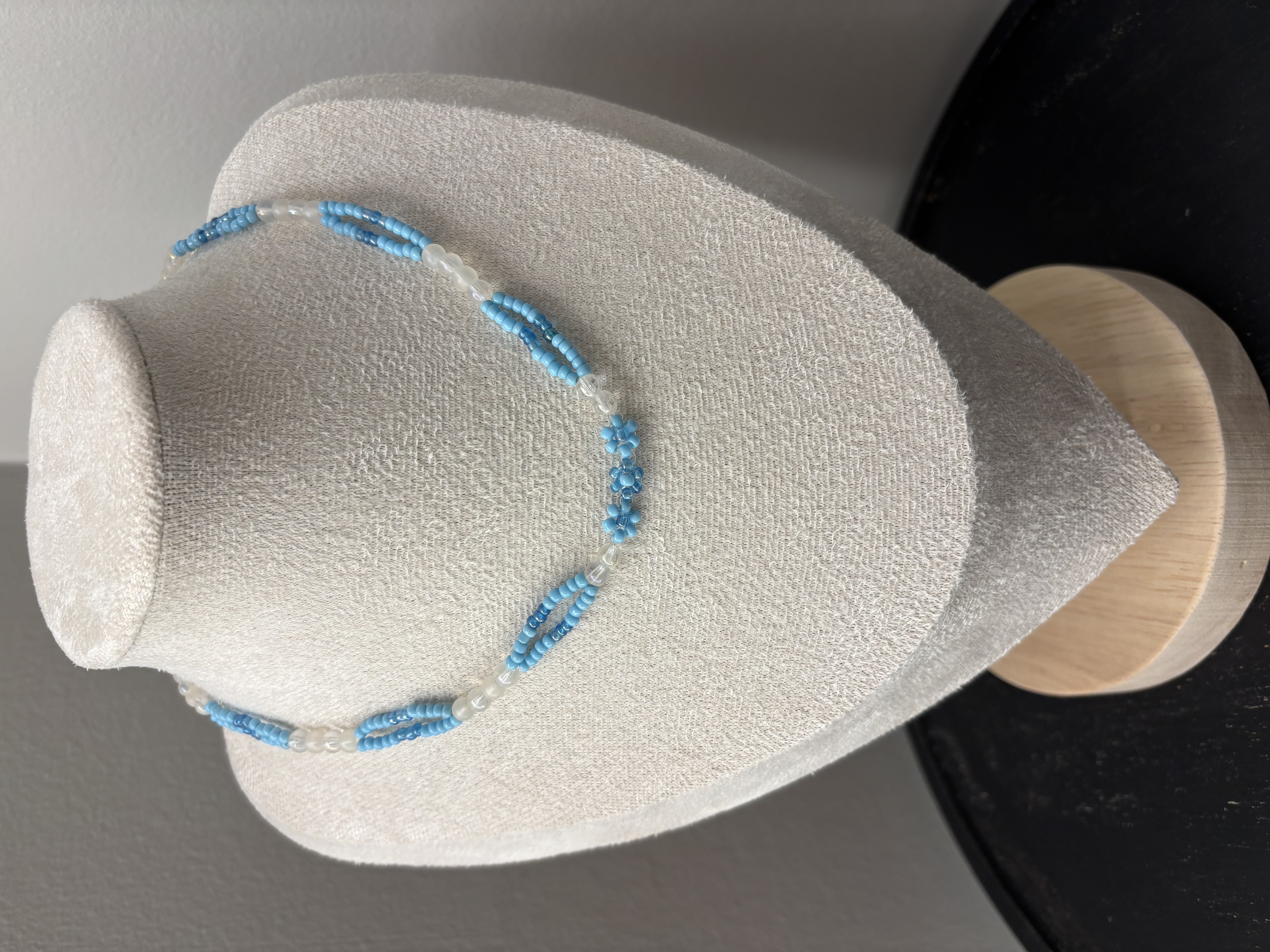 Blue Flower Necklace